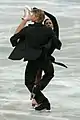 Dance upright and catchfoot spin(Isabelle Delobel & Olivier Schoenfelder)