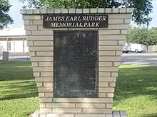 James Earl Rudder Memorial Park