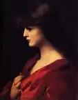 Study of a Woman in Red, The Hermitage,St. Petersburg, Russia