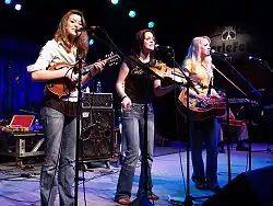 Rebecca, Jessica, and Megan Lovell, Watson Stage, Merlefest 2007