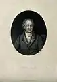 Johann Wolfgang von Goethe, a line engraving by Edward Radclyffe, Wellcome