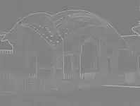 Maximum gradient in the 8 directions