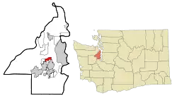 Location of Tracyton, Washington