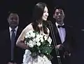 Kwon Yu-ri after winning Most Popular Actress