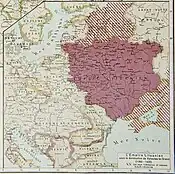 Image 97Grand Duchy of Lithuania under the rule of Vytautas the Great (1392 – 1430) (from Grand Duchy of Lithuania)