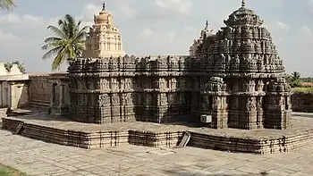 The original temple on the jagati