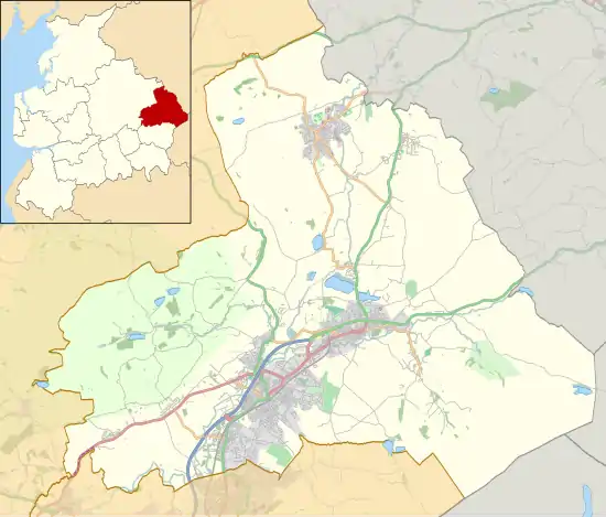 Castercliff is located in the Borough of Pendle