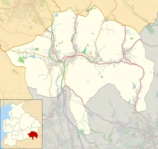 Helmshore is located in the Borough of Rossendale