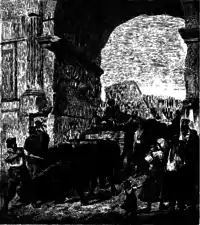 Roman Workmen..., engraving by Otto Bache