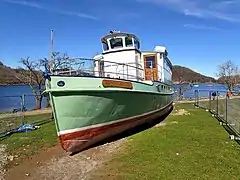 Lady Wakefield beached by Storm Desmond