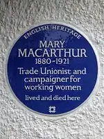 Blue plaque erected at 42 Woodstock Road, Golders Green, March 7th 2017