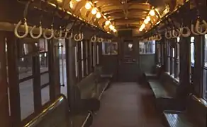 Interior of a No. 1 or No. 2 car