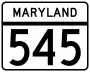 MD Route 545.svg
