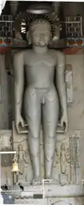 Shantinatha Statue at 9.8 m (32 ft) Shantinath Jinalaya, Shri Mahavirji