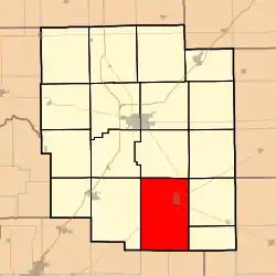 Location in Logan County