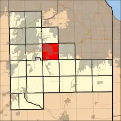 Location in Will County