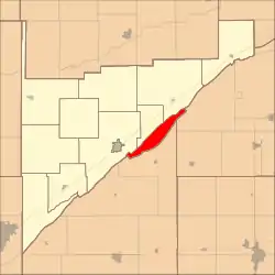 Location in Merrick County
