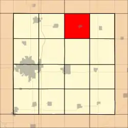 Location in Story County