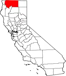 Location in the state of California