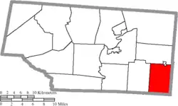 Location of Marion Township in Pike County