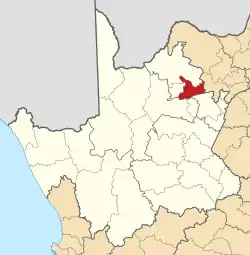 Location in the Northern Cape