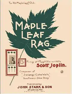 Second edition cover of "Maple Leaf Rag."