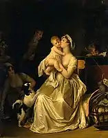 La Maternité (Motherhood), oil on canvas, 51 x 61&nbsp;cm, 1795–1800