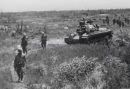 Marines move through Dodge City