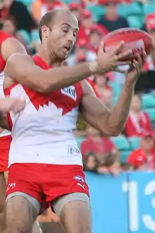 Jarrad McVeigh Sydney Swans premiership player is from Sydney