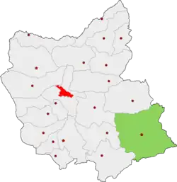 Location of Mianeh County in&nbsp;East&nbsp;Azerbaijan&nbsp;province