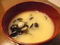 Shijimi miso soup