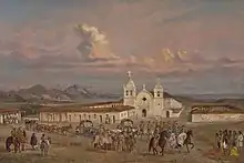 Image 27Mission San Carlos Borromeo de Carmelo, established in 1770, was the headquarters of the Californian mission system from 1797 until 1833. (from History of California)