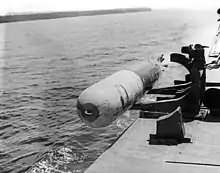 Mark 13 torpedo launched from PT boat in 1943