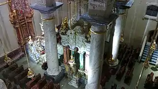 Model (interior) of the Great Synagogue of Vilna, 2018