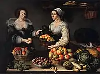 The Fruit and Vegetable Costermonger by Louise Moillon, 1631
