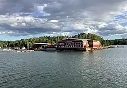 Ramsövarvet, one of the shipyards on the island