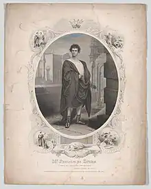Man standing in Roman clothing
