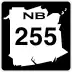 Route 255 marker