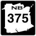 Route 375 marker