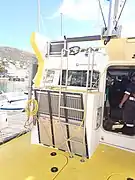 Superstructure from aft