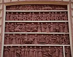 Terracotta desgn work at Alangiri temple