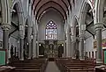 The Nave looking east, Our Lady of Mount Carmel church High Park Street, Toxteth(1876–68; Grade II)