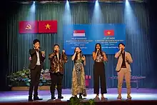 New Recording 47 performing at the 50th Anniversary of Diplomatic Relations and 10th Anniversary of Strategic Partnership between Singapore and Vietnam at the Saigon Opera House