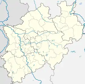 Aachen is located in North Rhine-Westphalia