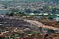 Ogun river from the top of Olumo rock in Abeokuta, ogun state