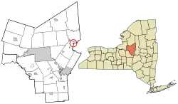 Location in Oneida County and the state of New York.