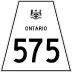 Highway 575 marker