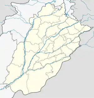 Sheikhupura is located in Punjab, Pakistan