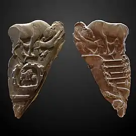 Image 6Bull palette, Naqada III (from Prehistoric Egypt)