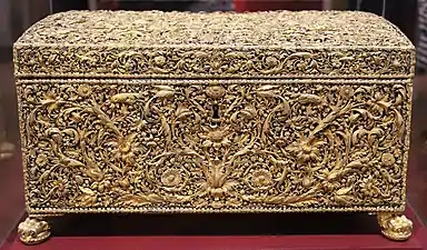 Jewel chest of Louis XIV (1676), the Louvre